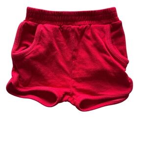 Little Sleepies Vibrant Red Kids Shorts